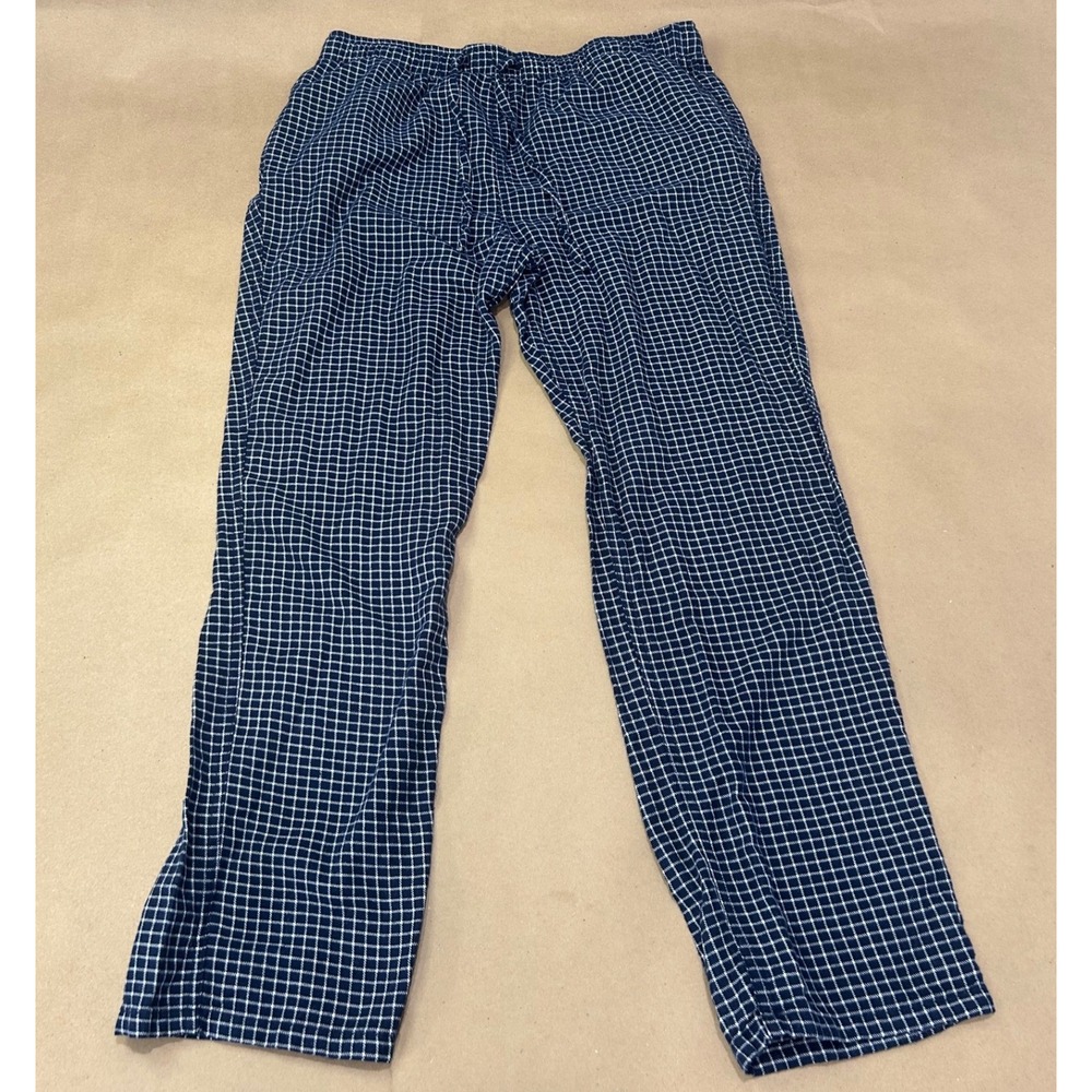 J.Crew Blue Plaid Pajama Pants Mens Large